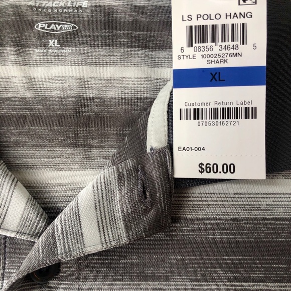 Attack Life Greg Norman Men’s Long Sleeve … - Picture 5 of 6